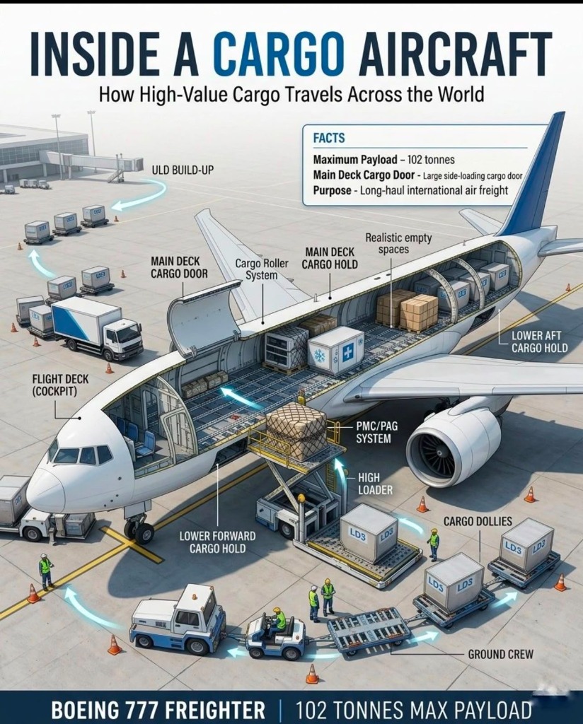 Inside a Cargo Aircraft