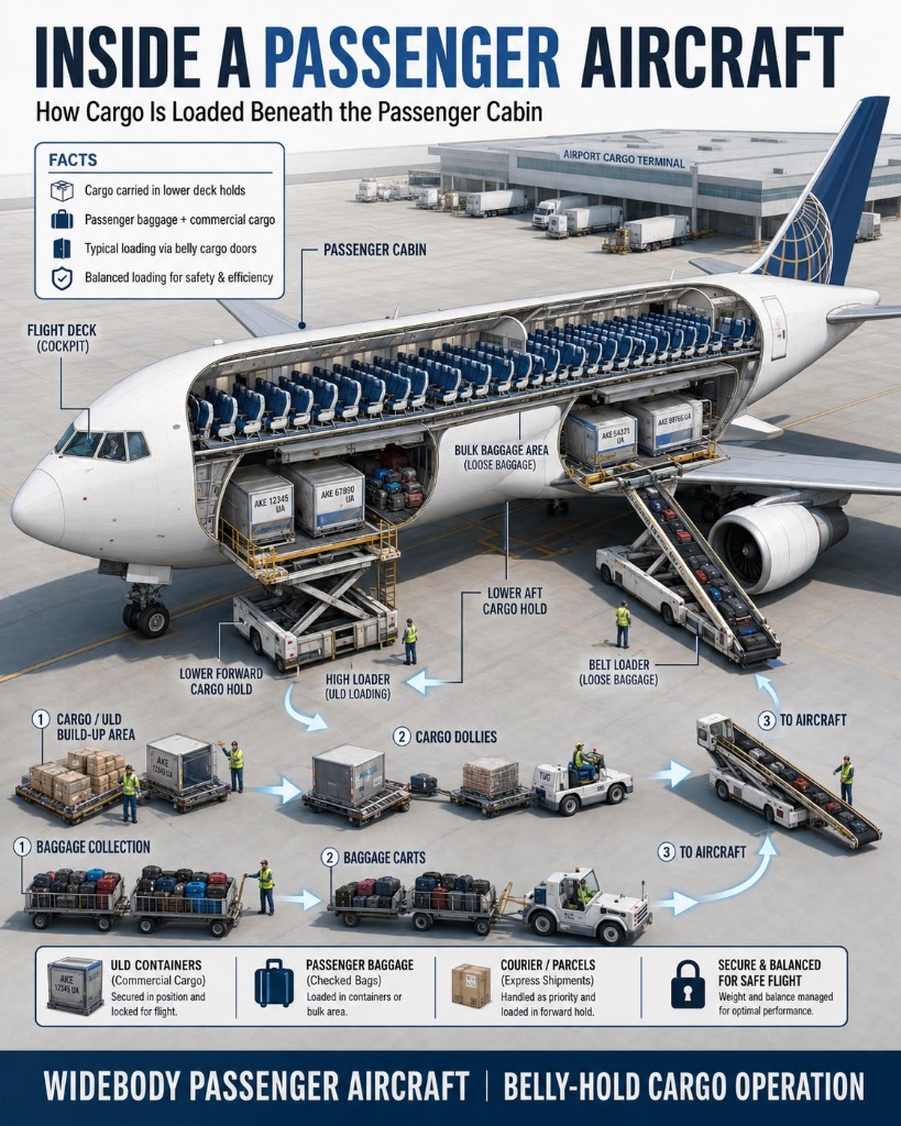 Inside a Passenger Aircraft